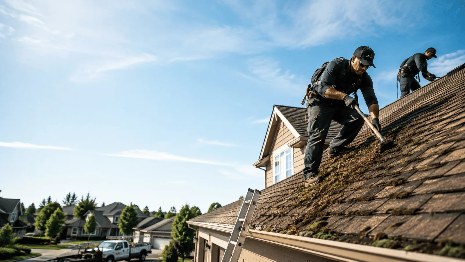 Roof Moss Removal in Keyesport, IL near me
